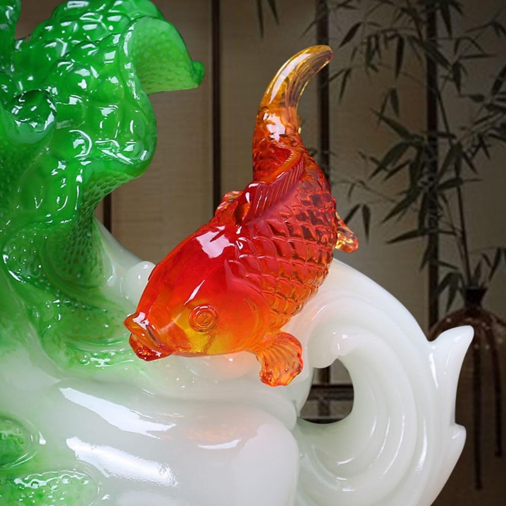 白菜の形の置物 Amazon.com: 中式百财有余玉Feng Shui Decor (The Cabbage